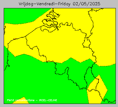 Forecast day0 Belgium