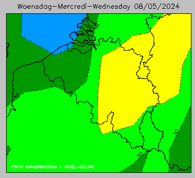 Forecast day0 Belgium