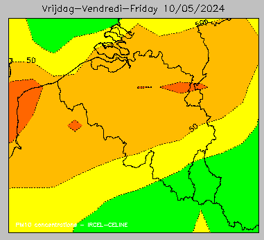 Forecast day1 Belgium